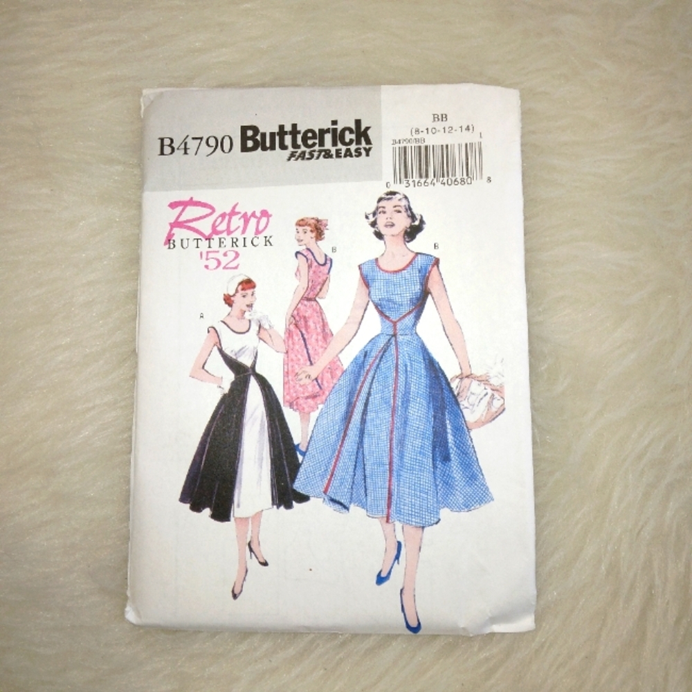 Butterick B 4790 retro wrap dress 8-10-12-14, You Can Make This Dress!